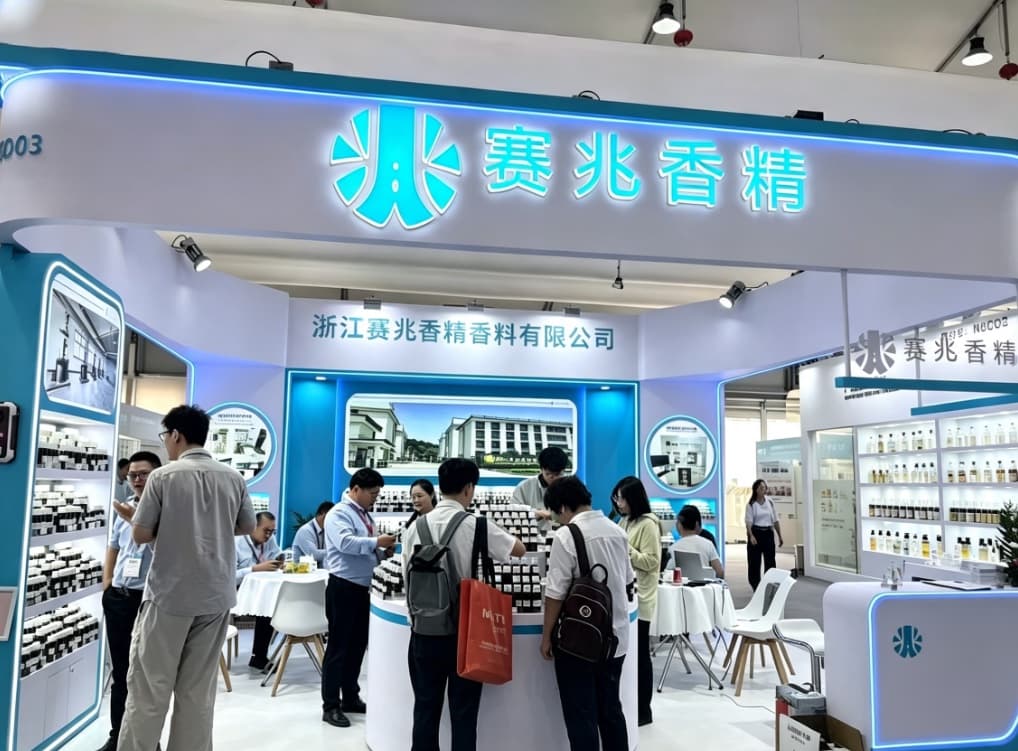 Sai Zhao exhibition booth at an industry event