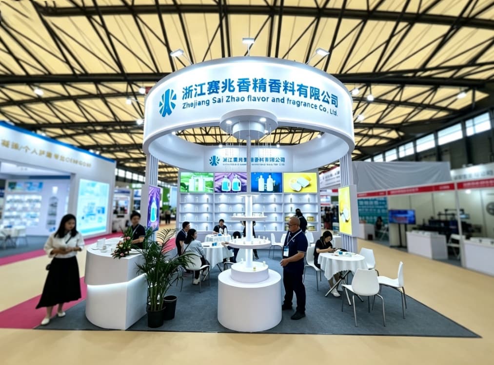 Sai Zhao exhibition stand