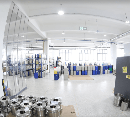 Material storage area at Sai Zhao
